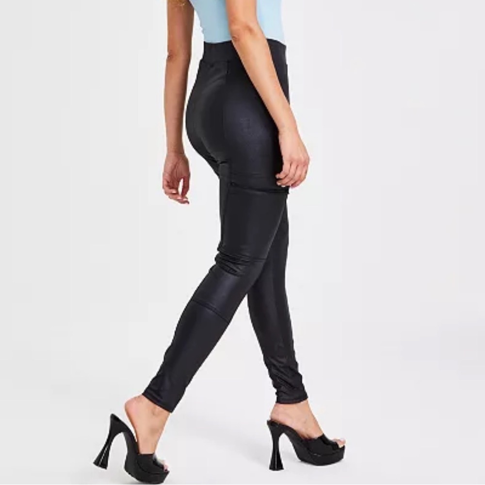 Bar lll faux leather Leggings - Picture 3 of 12